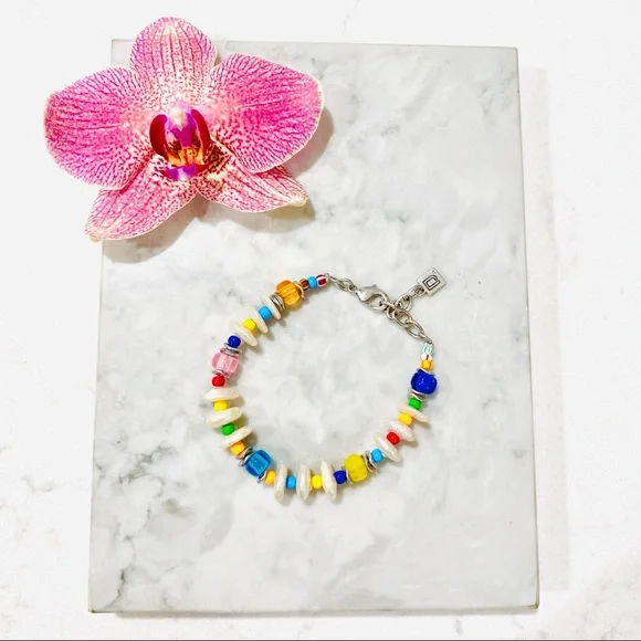 DANNIJO Hendrix Bead and Pearl Bracelet NWT - Picture 3 of 17